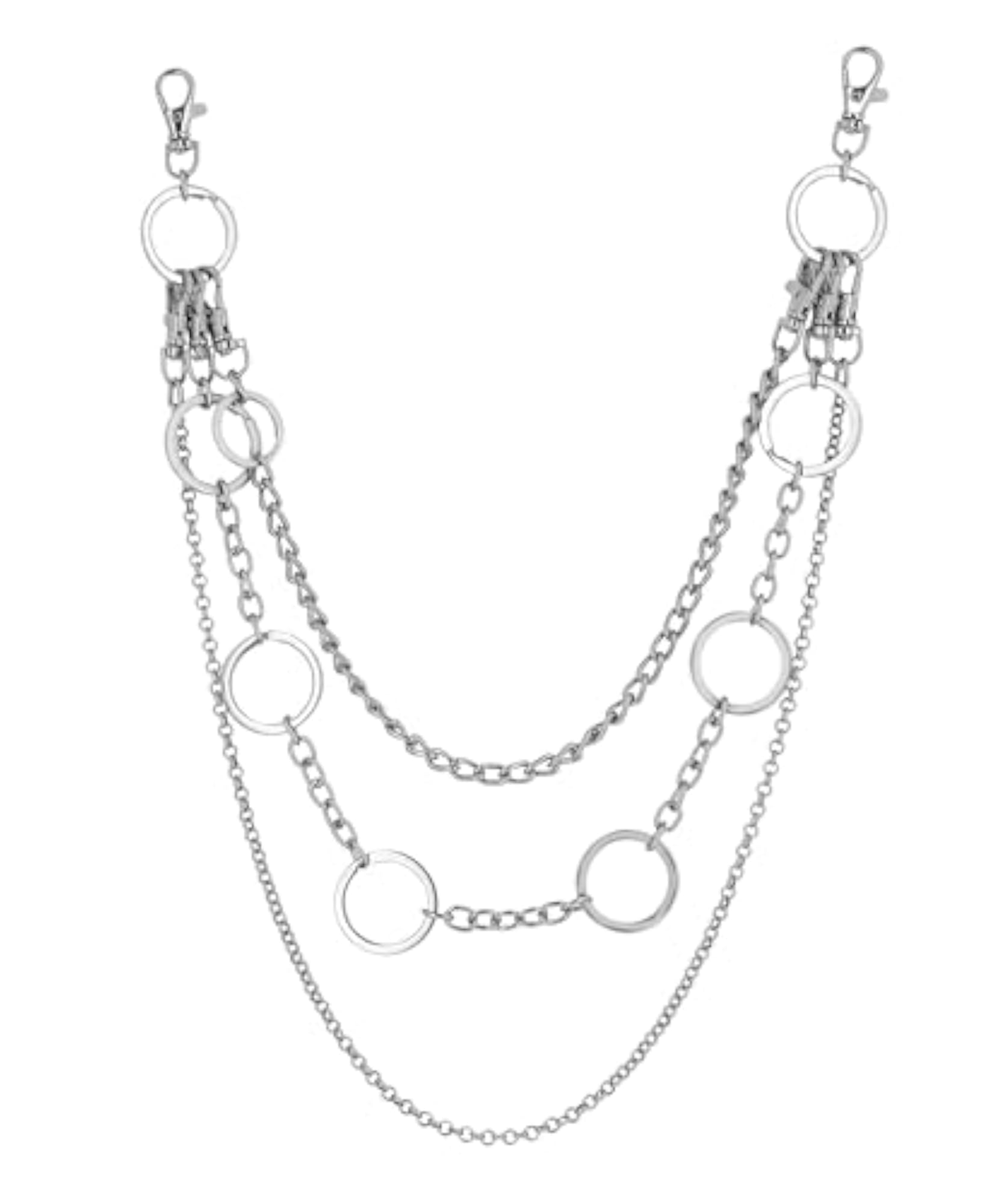 Detachable Punk Multi Layer Pants Chain for Men and Women